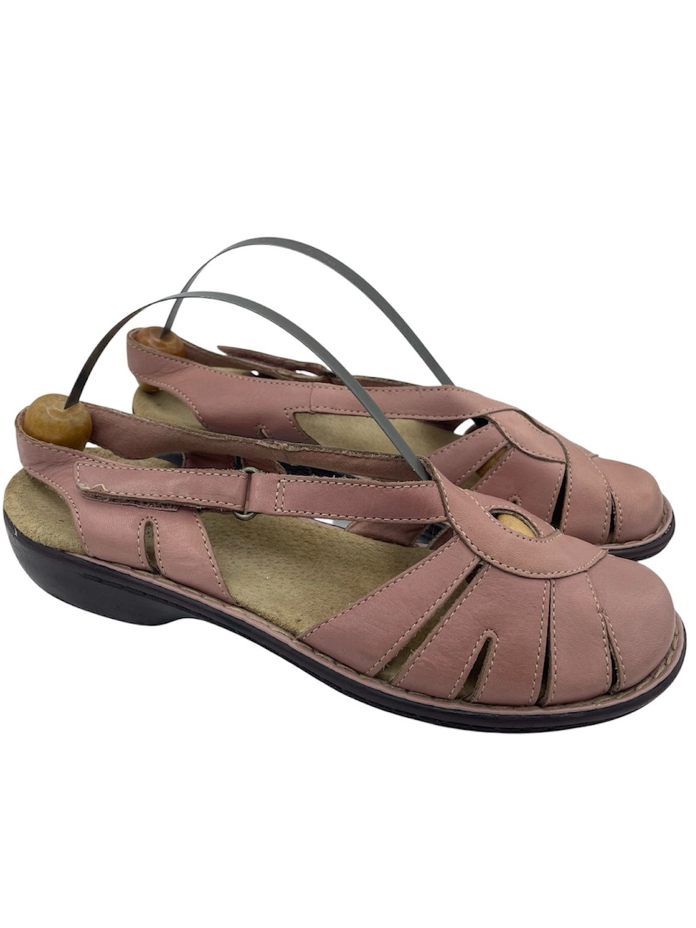 Clarks Bendables Ina Jewel pink leather sandals women’s Size 7 1/2M